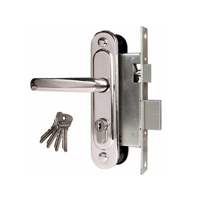 Замок врезной Омега ЗВ7.02 мо55 хром